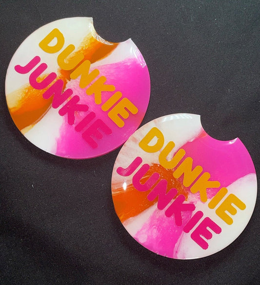 Dunkie Junkie Car Coasters